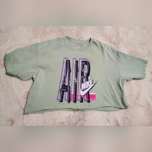 Nike Air Crop Top - Mint and Purple